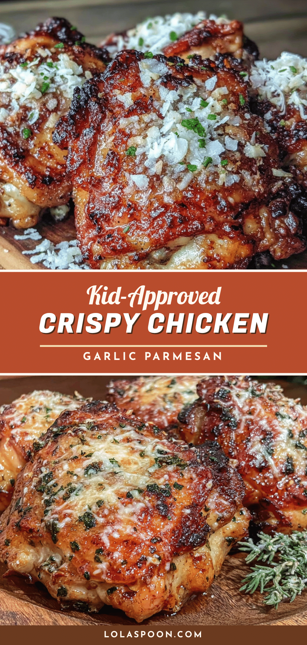 air fryer garlic parmesan chicken thighs recipe