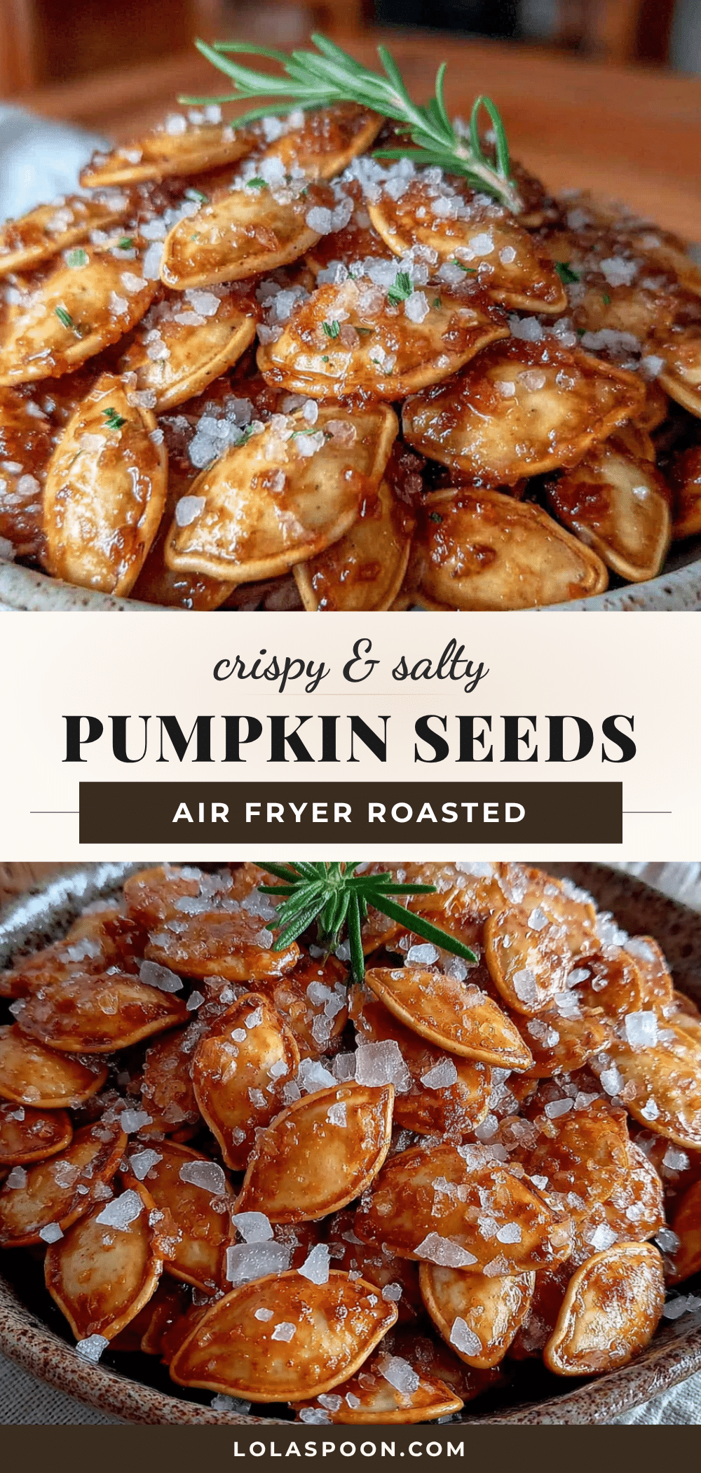 air fryer pumpkin seeds recipe