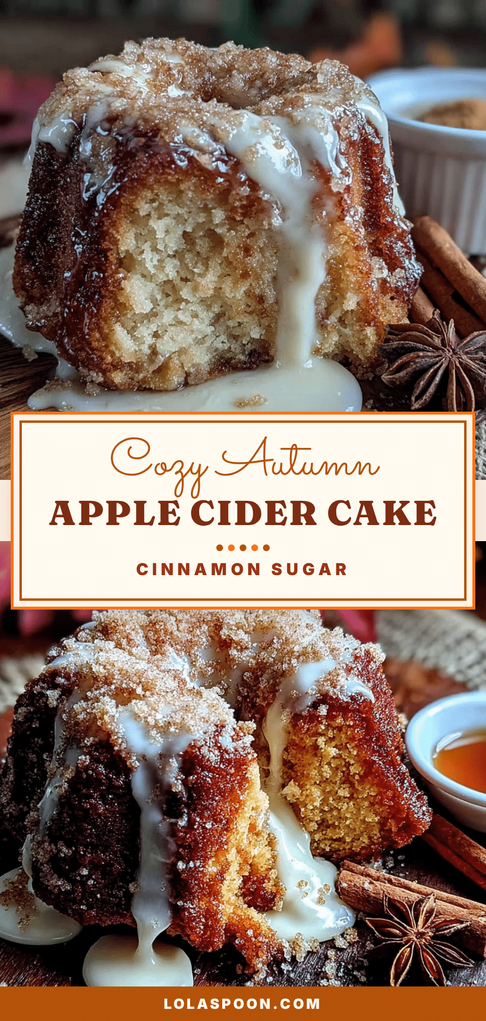 apple cider donut cake recipe