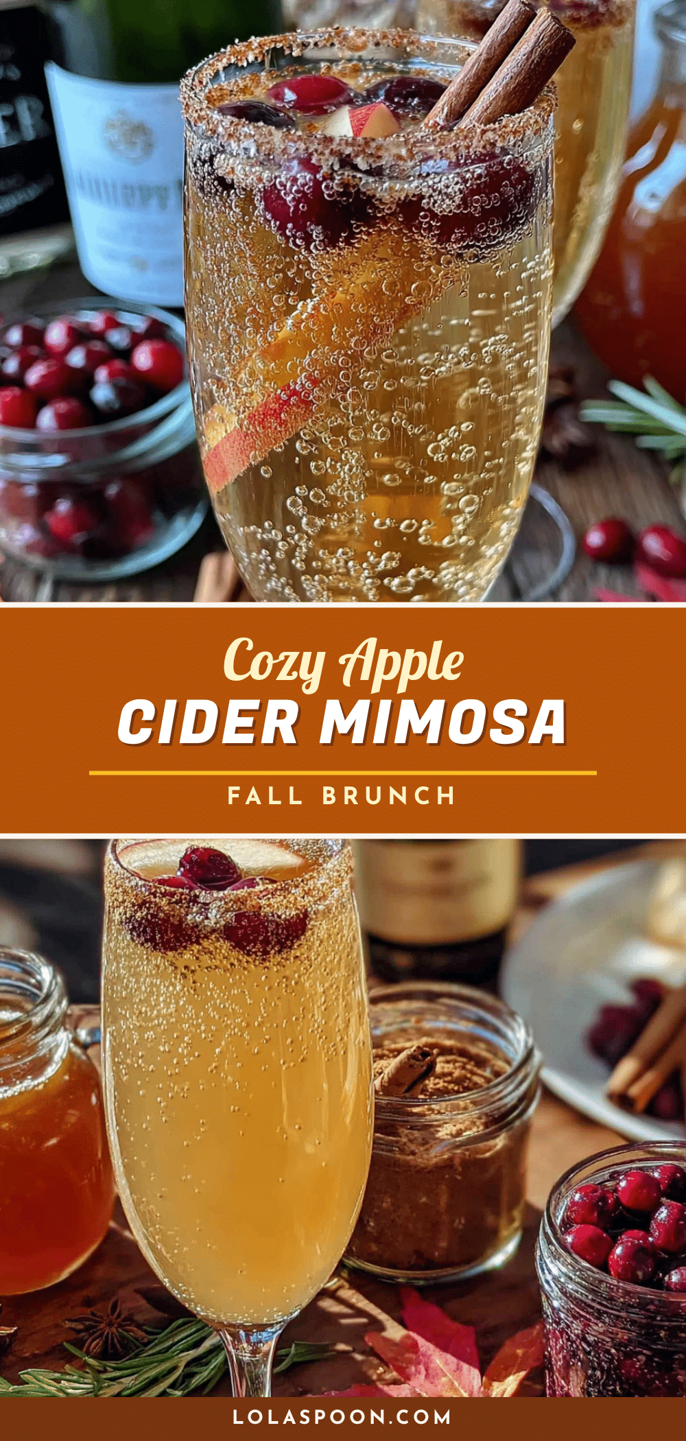 apple cider mimosa bar recipe