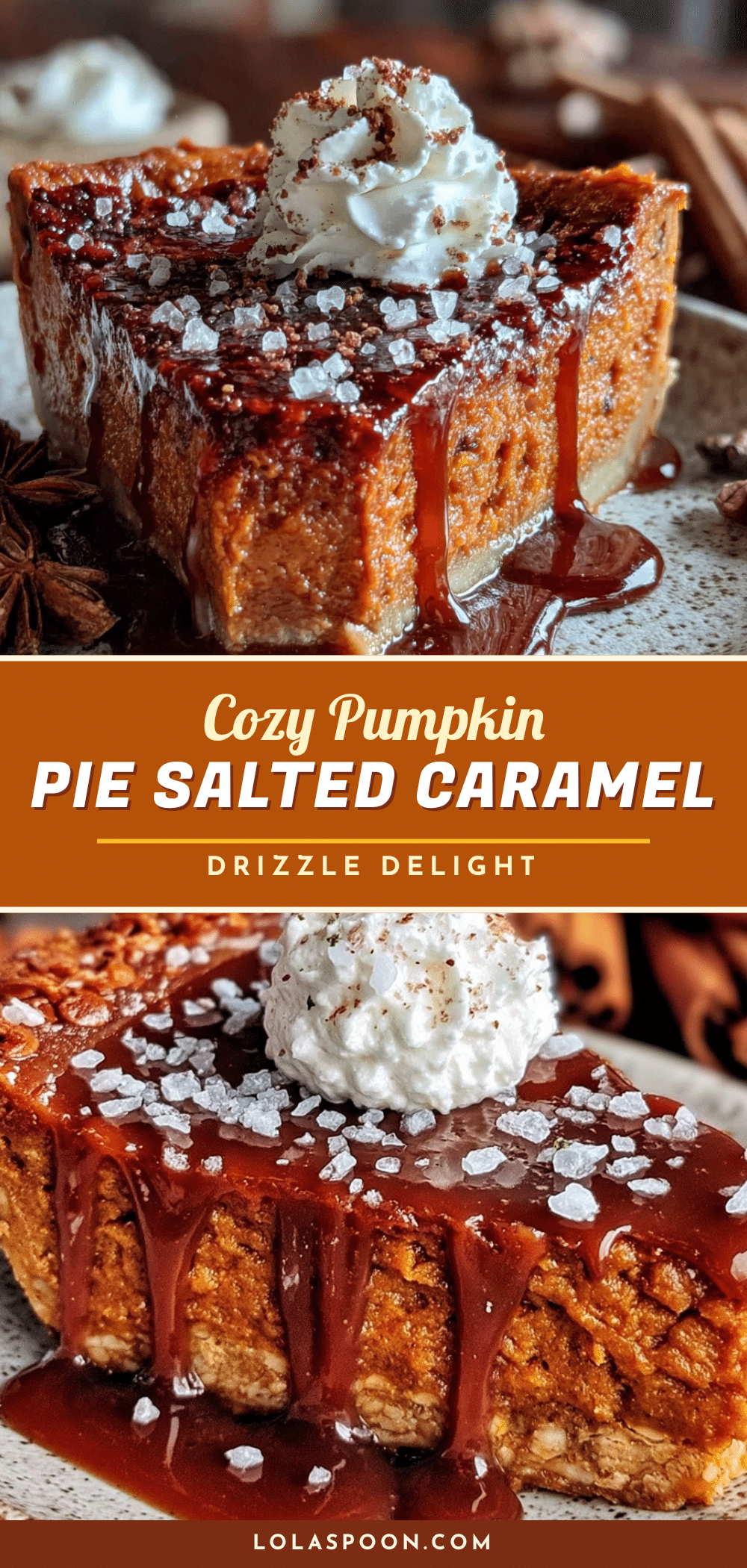 best easy pumpkin pie with salted caramel recipe