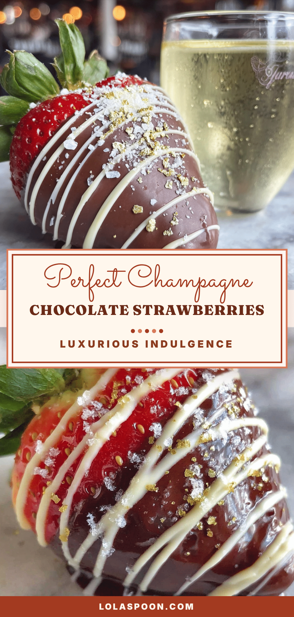 champagne chocolate covered strawberries recipe