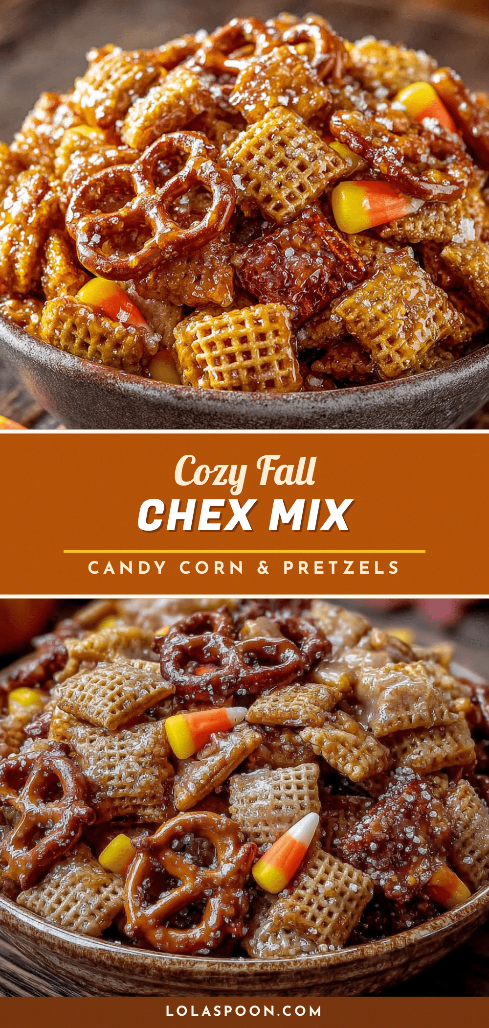 Cozy Fall Chex Mix recipe