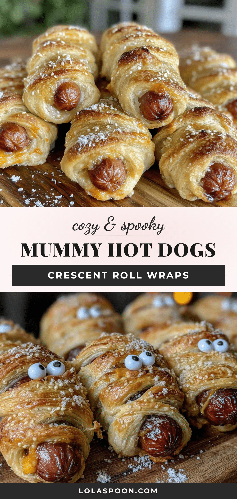 cozy mummy hot dogs recipe