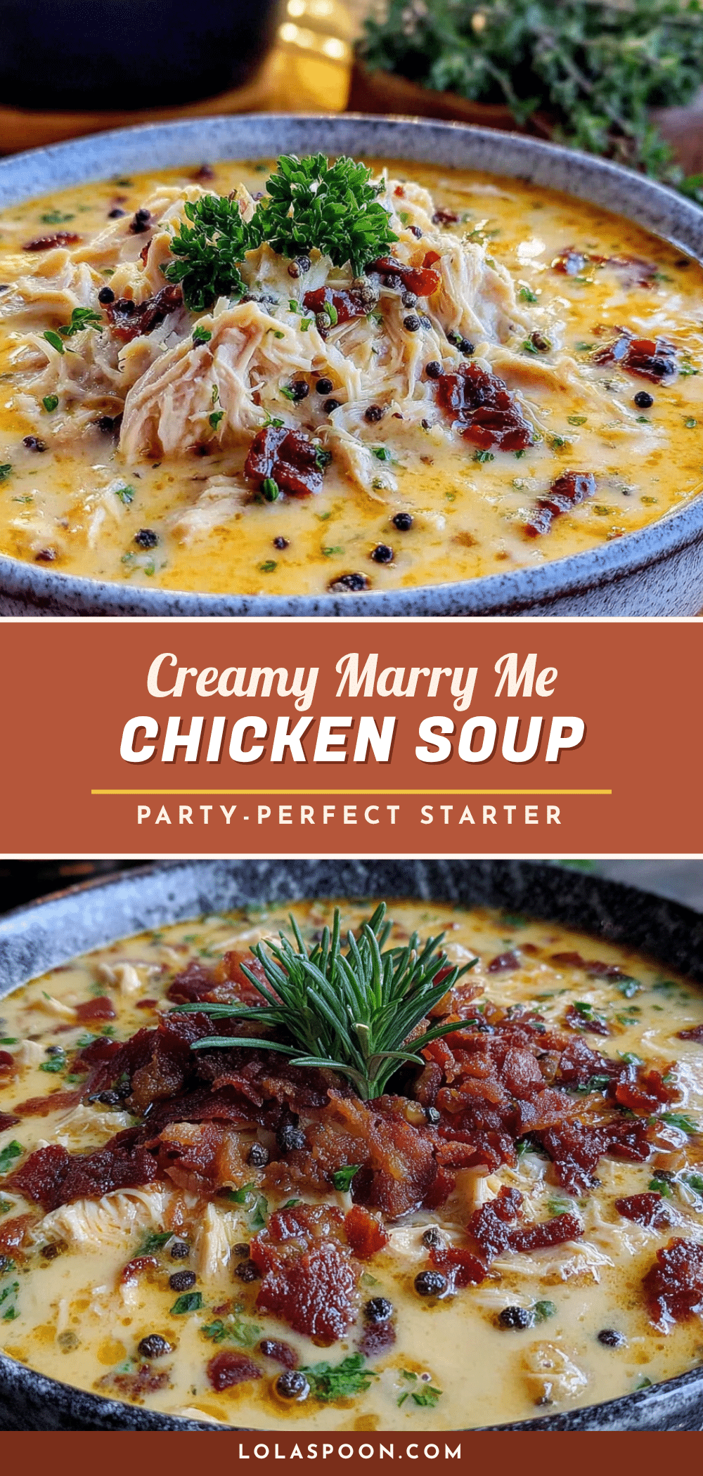 Creamy Marry Me Chicken Soup recipe