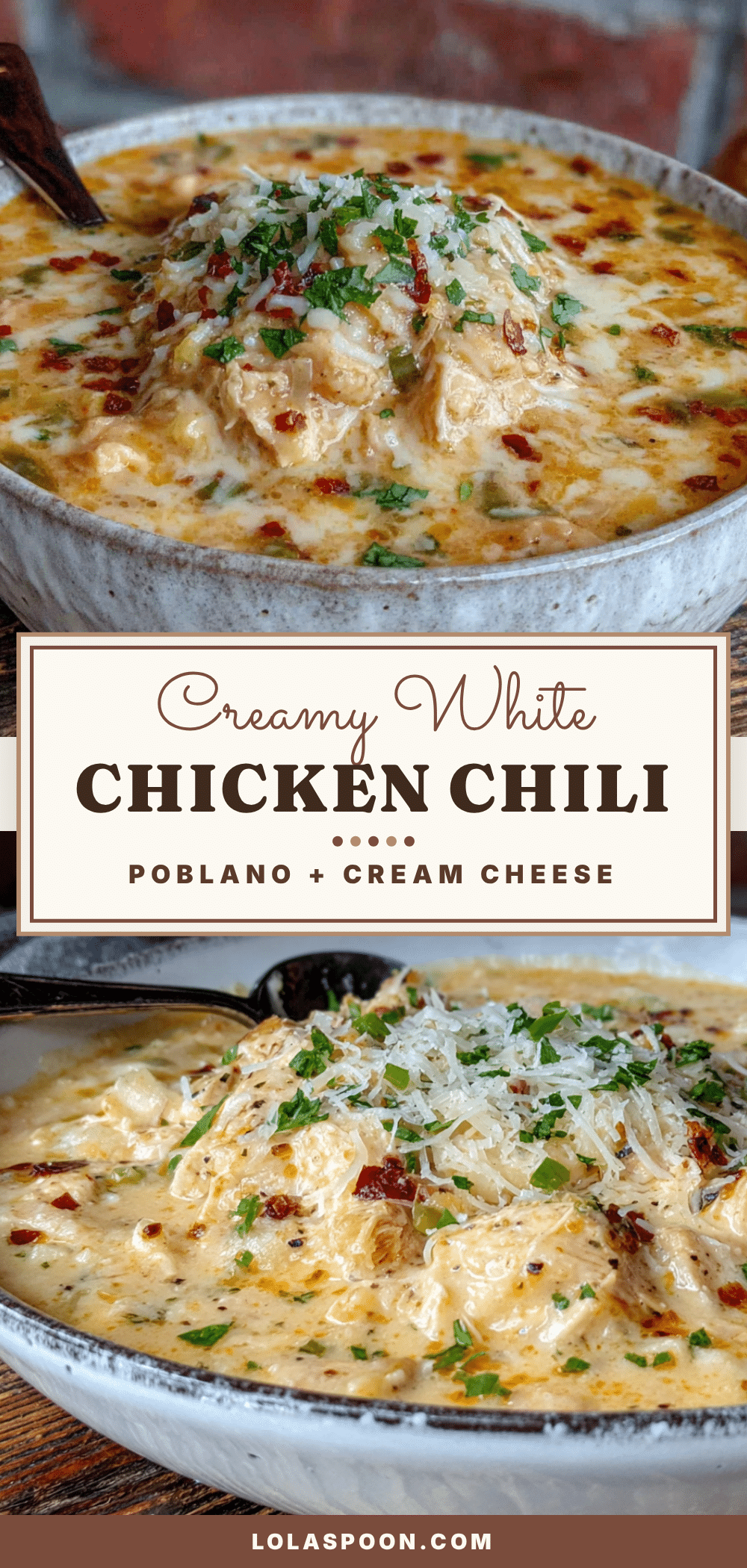 creamy white chicken chili recipe