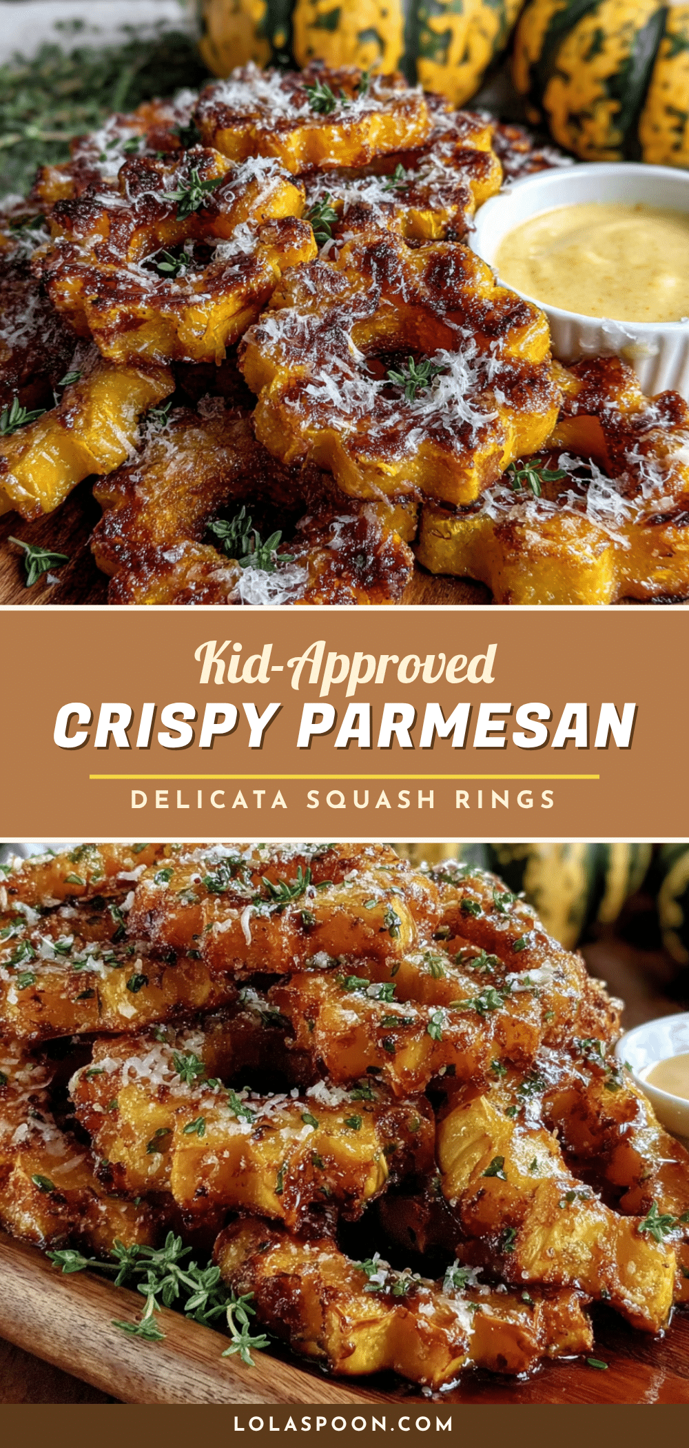 crispy parmesan delicata squash rings recipe