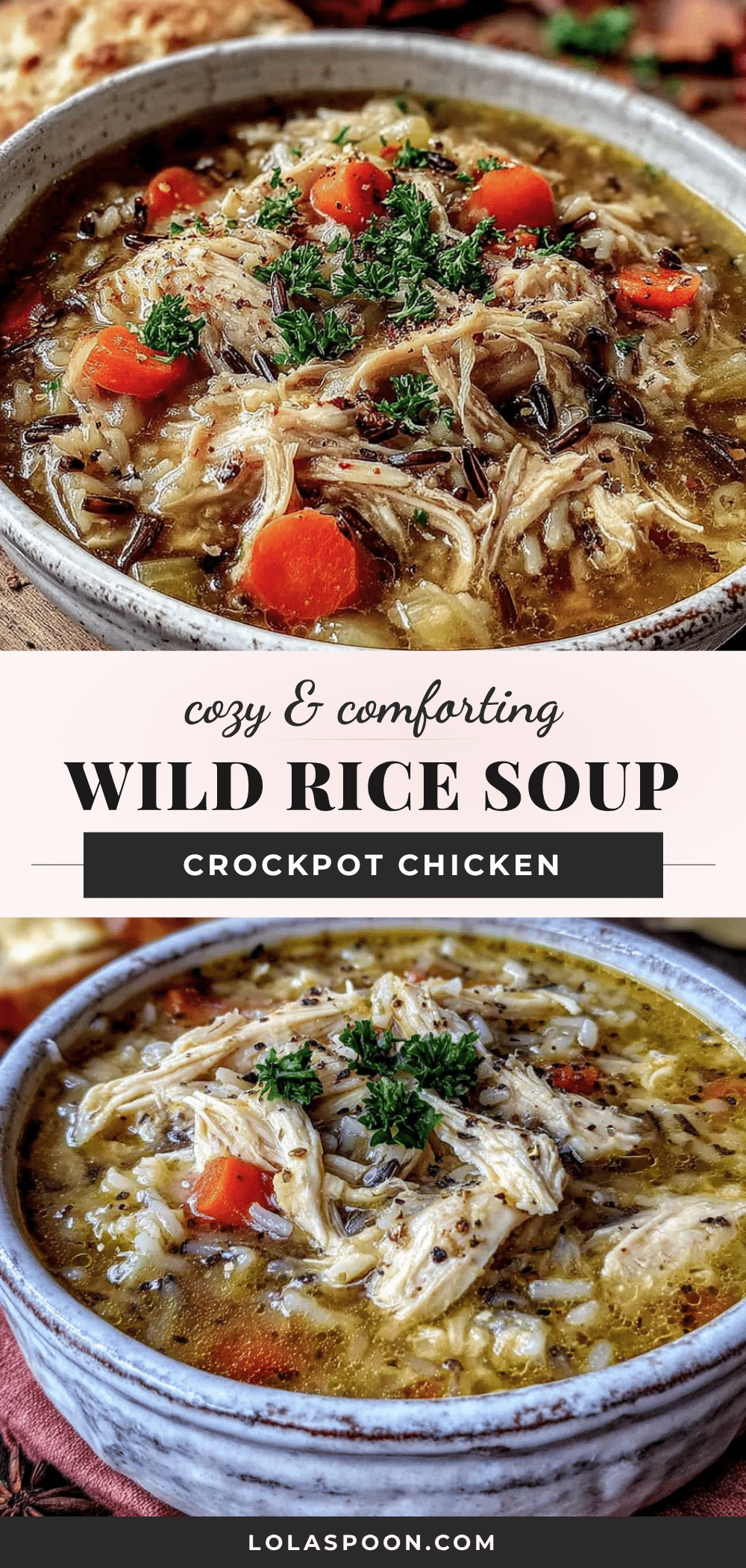 crockpot chicken wild rice soup recipe