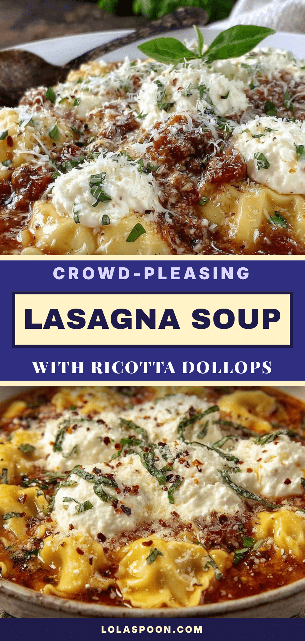 Crockpot lasagna soup recipe