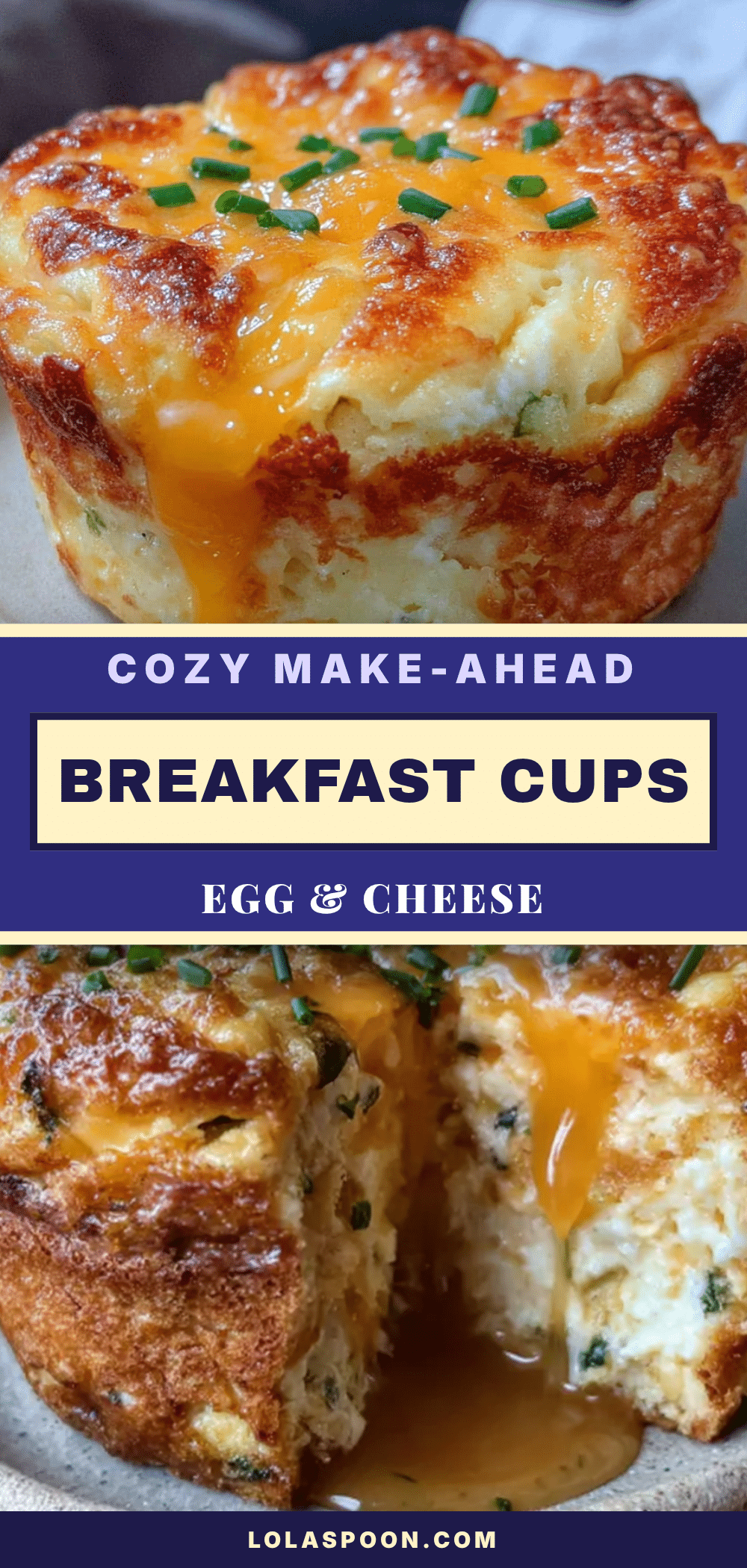 egg and cheese breakfast muffin cups recipe