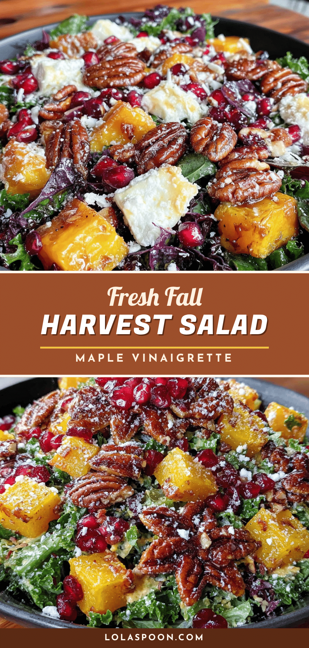Fall harvest salad with maple vinaigrette recipe