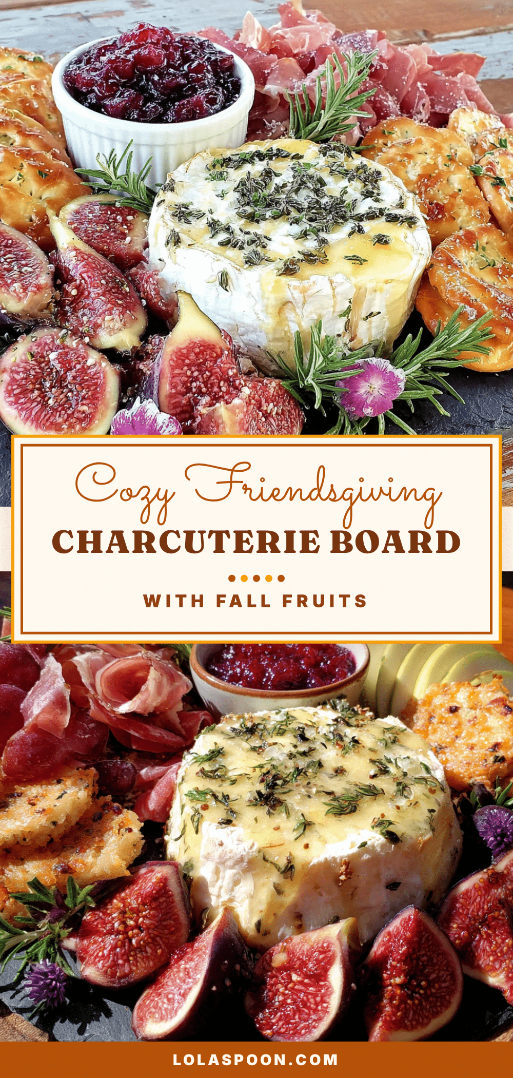 Friendsgiving Charcuterie Board with Fall Fruits recipe