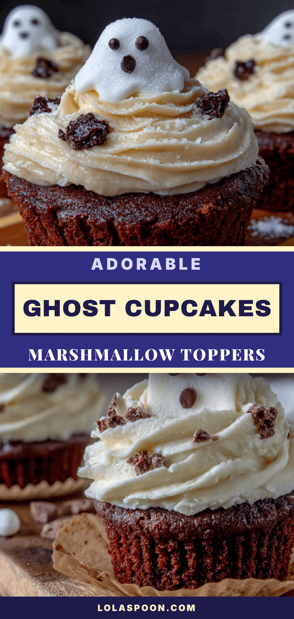 ghost cupcakes with marshmallow fondant recipe