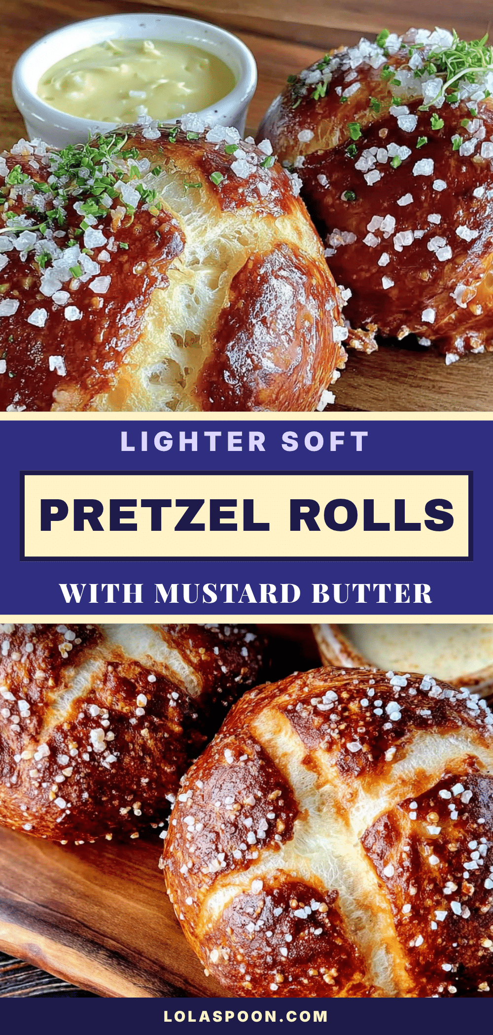 Lighter Bavarian Pretzel Rolls recipe
