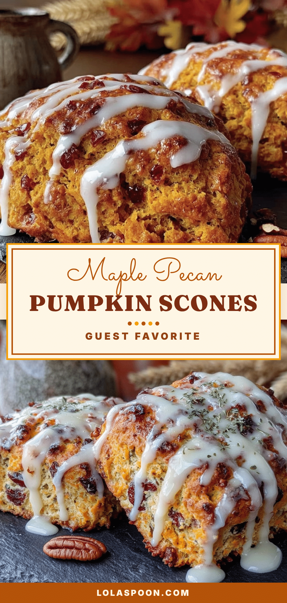 maple pecan pumpkin scones recipe