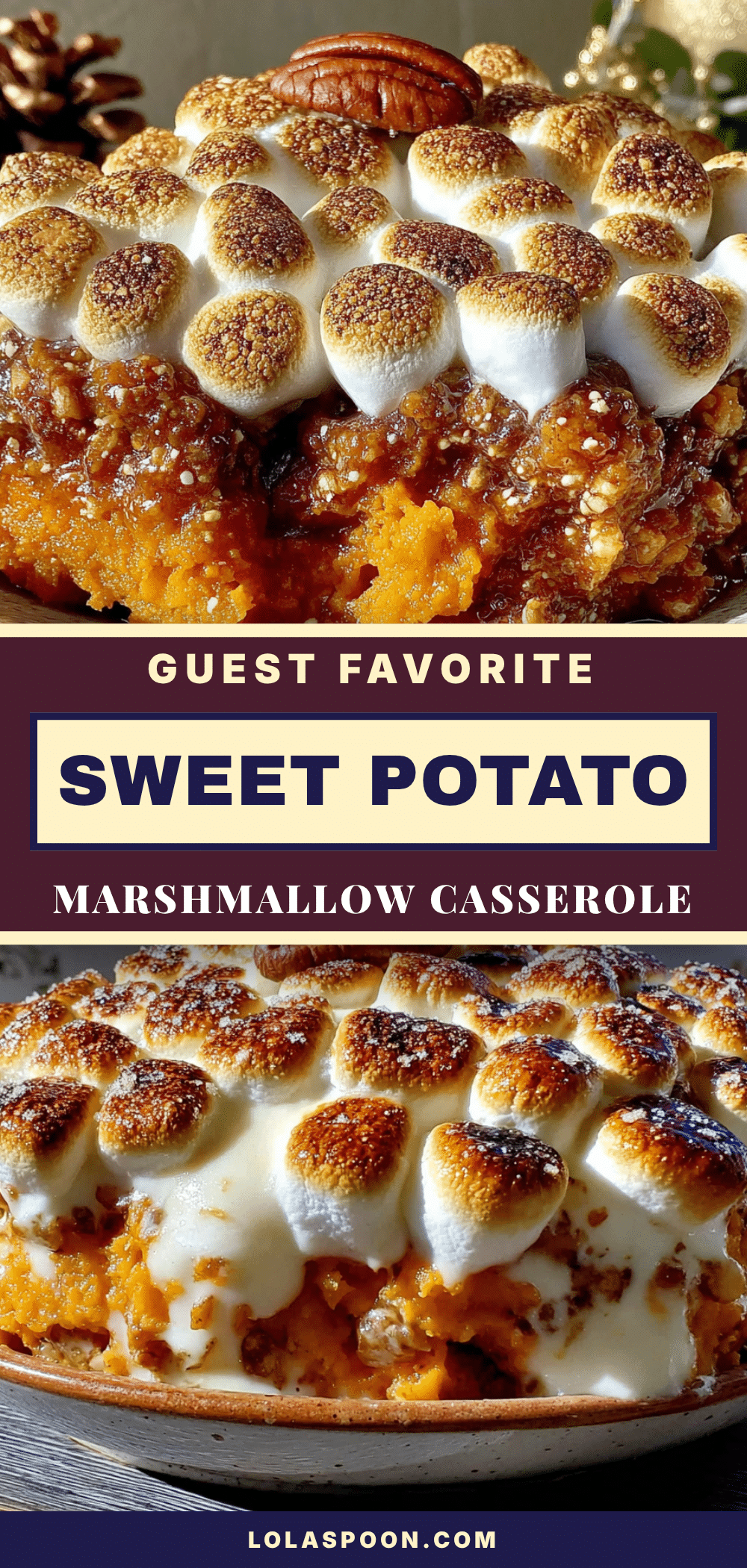 marshmallow sweet potato casserole recipe