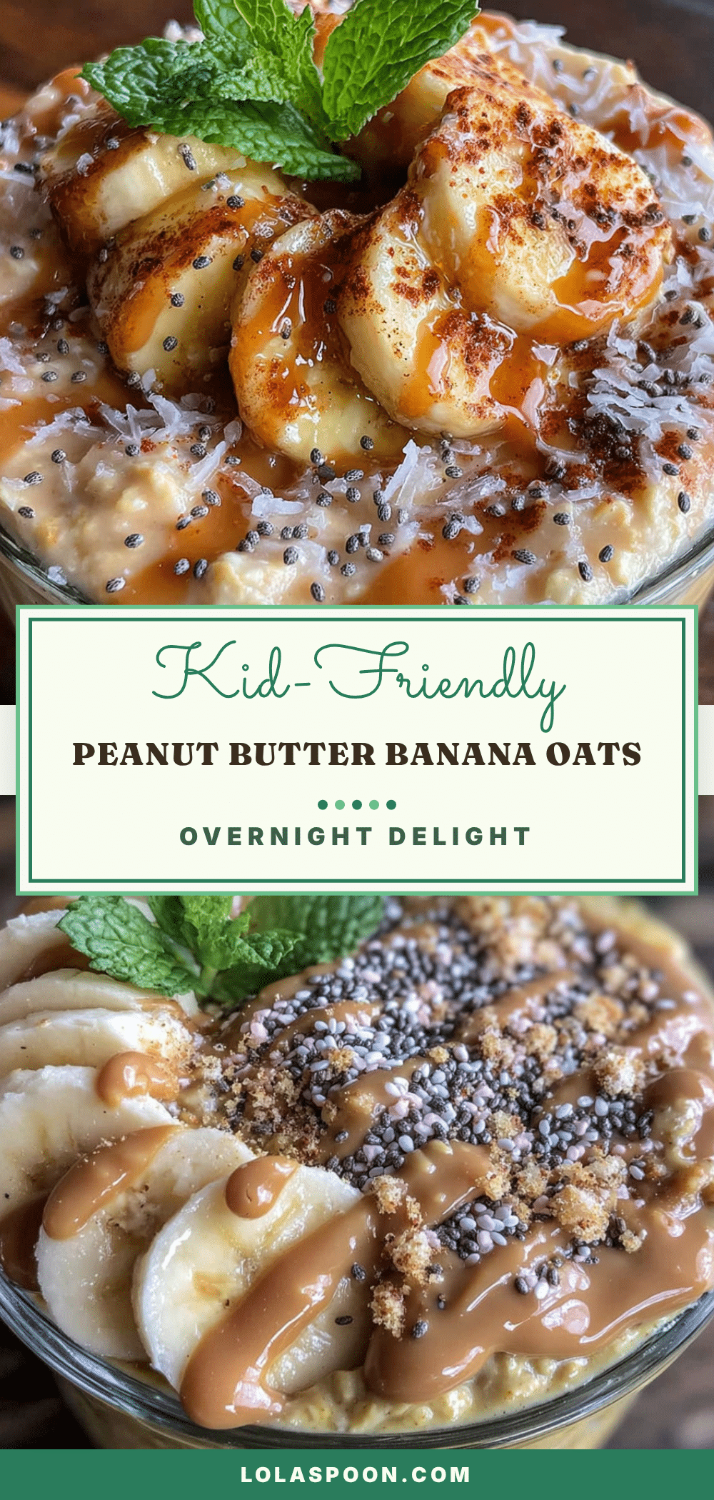 overnight peanut butter banana oats recipe