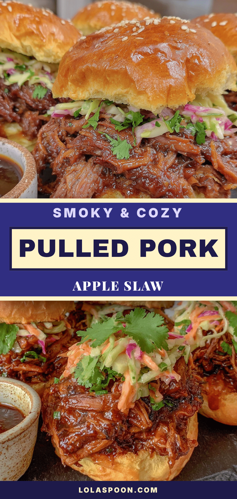 pulled pork sliders with apple slaw recipe