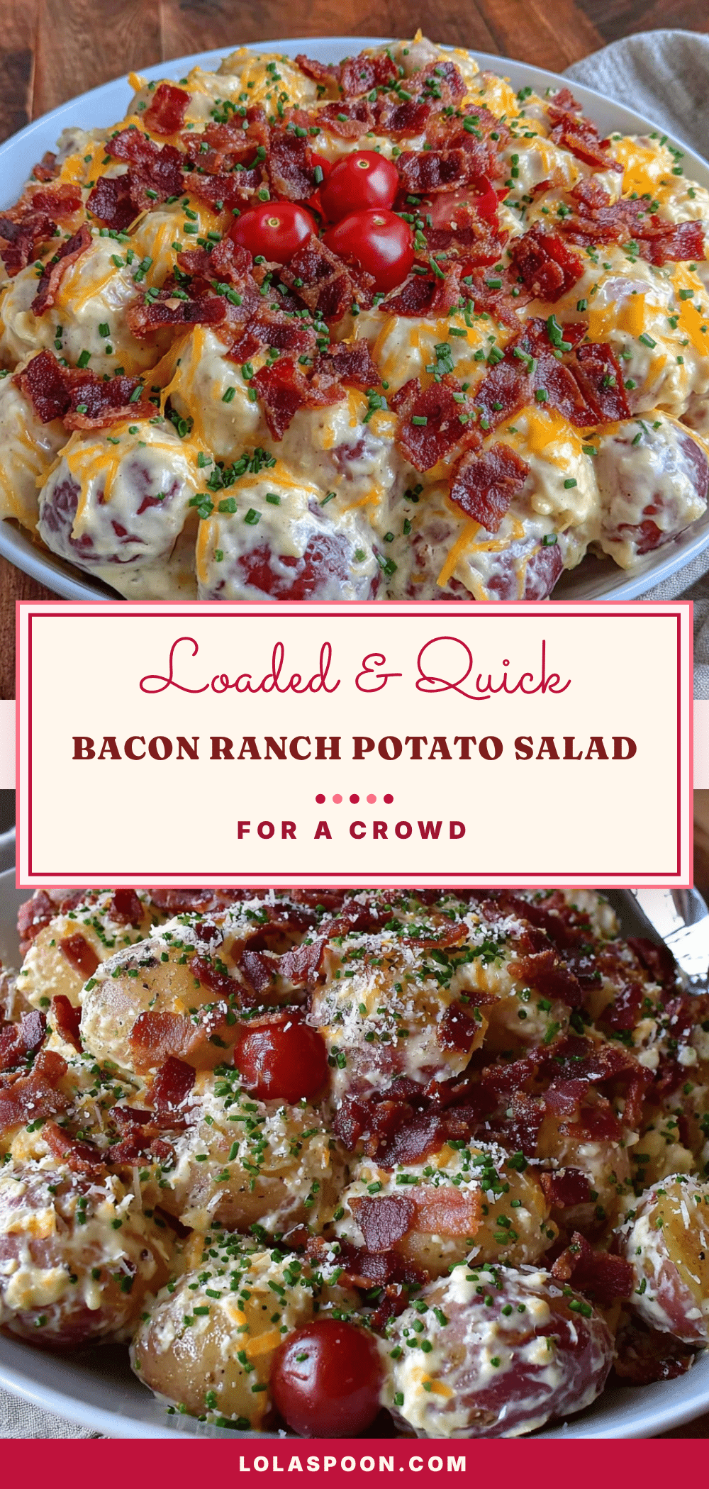 quick loaded bacon ranch potato salad recipe