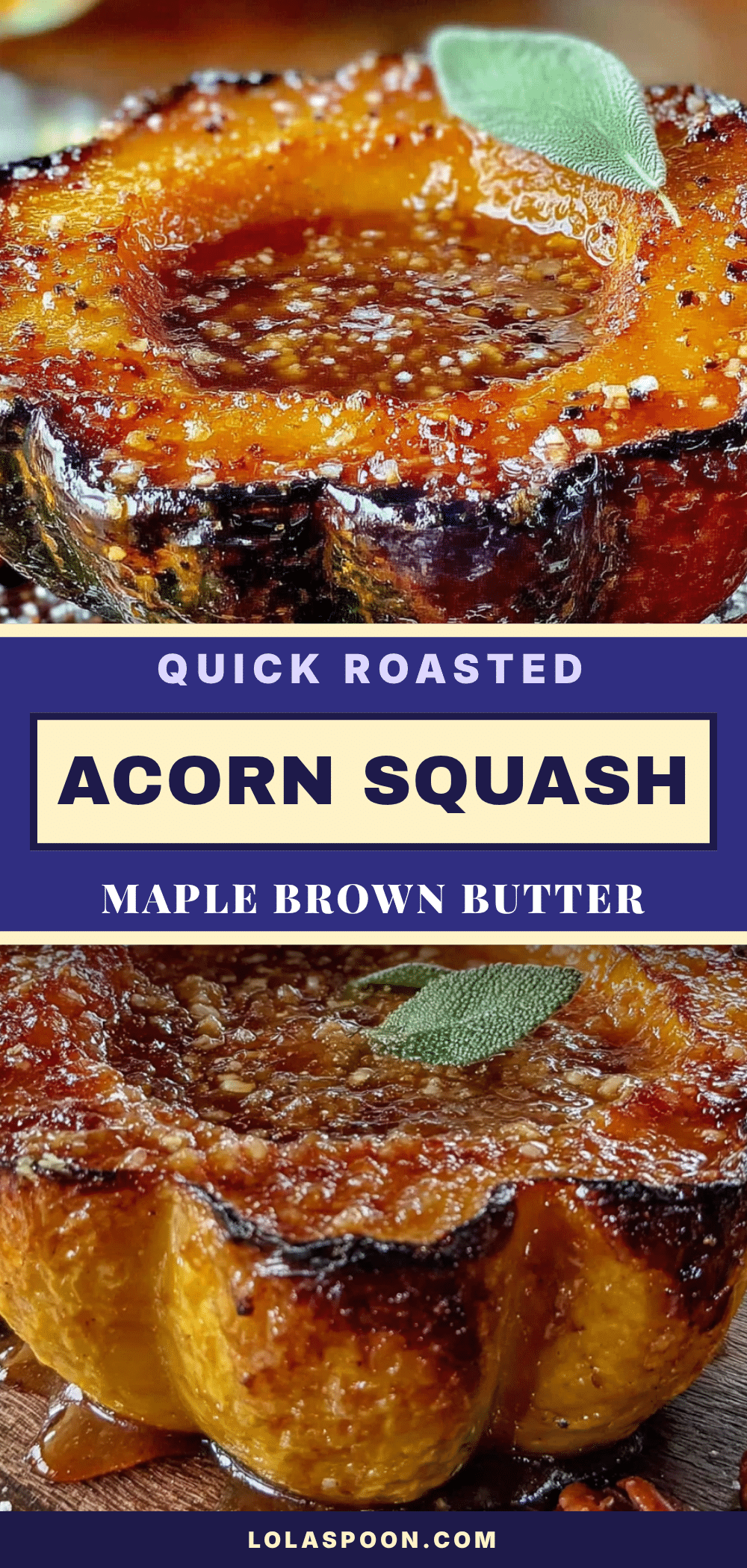 quick roasted acorn squash recipe