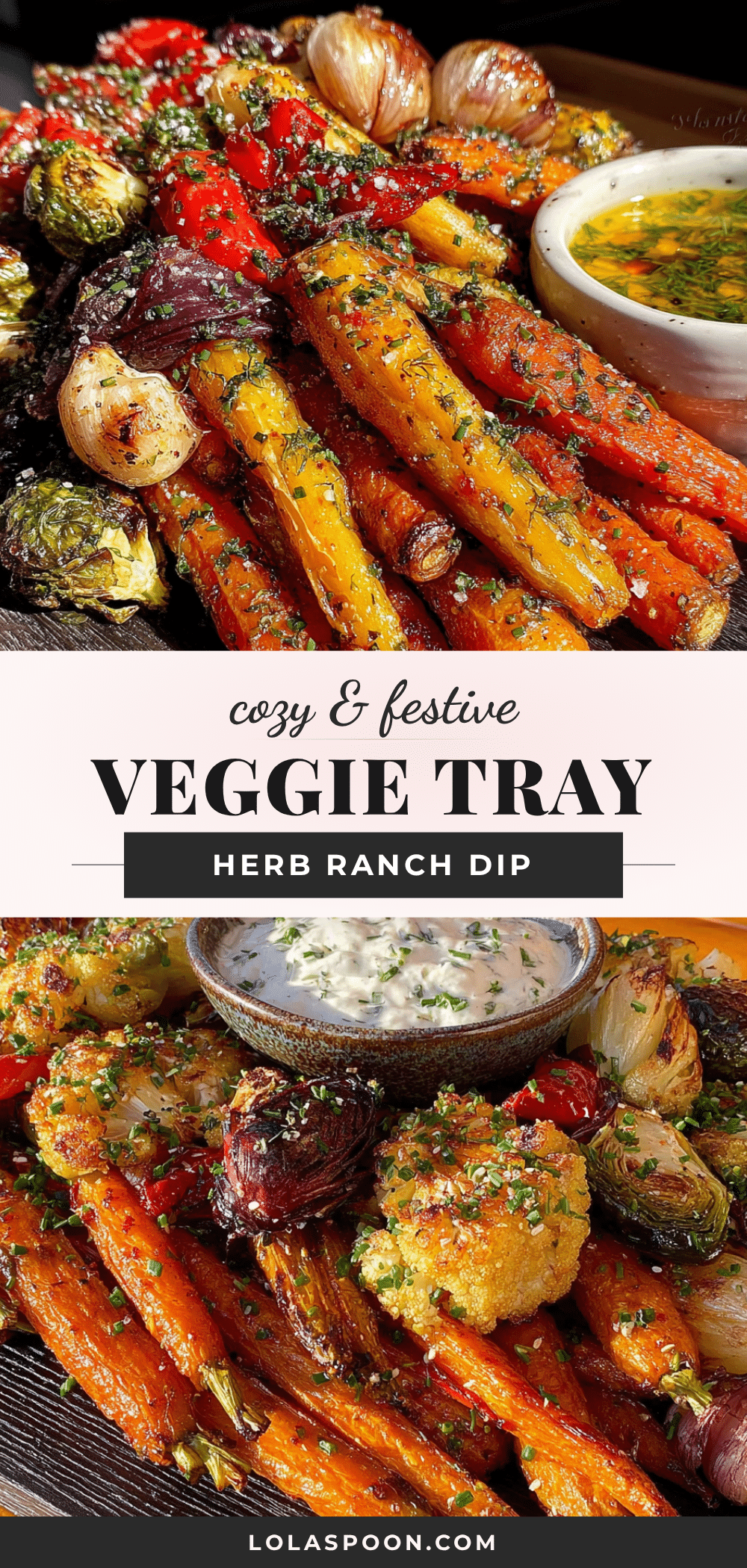 roasted halloween veggie tray recipe