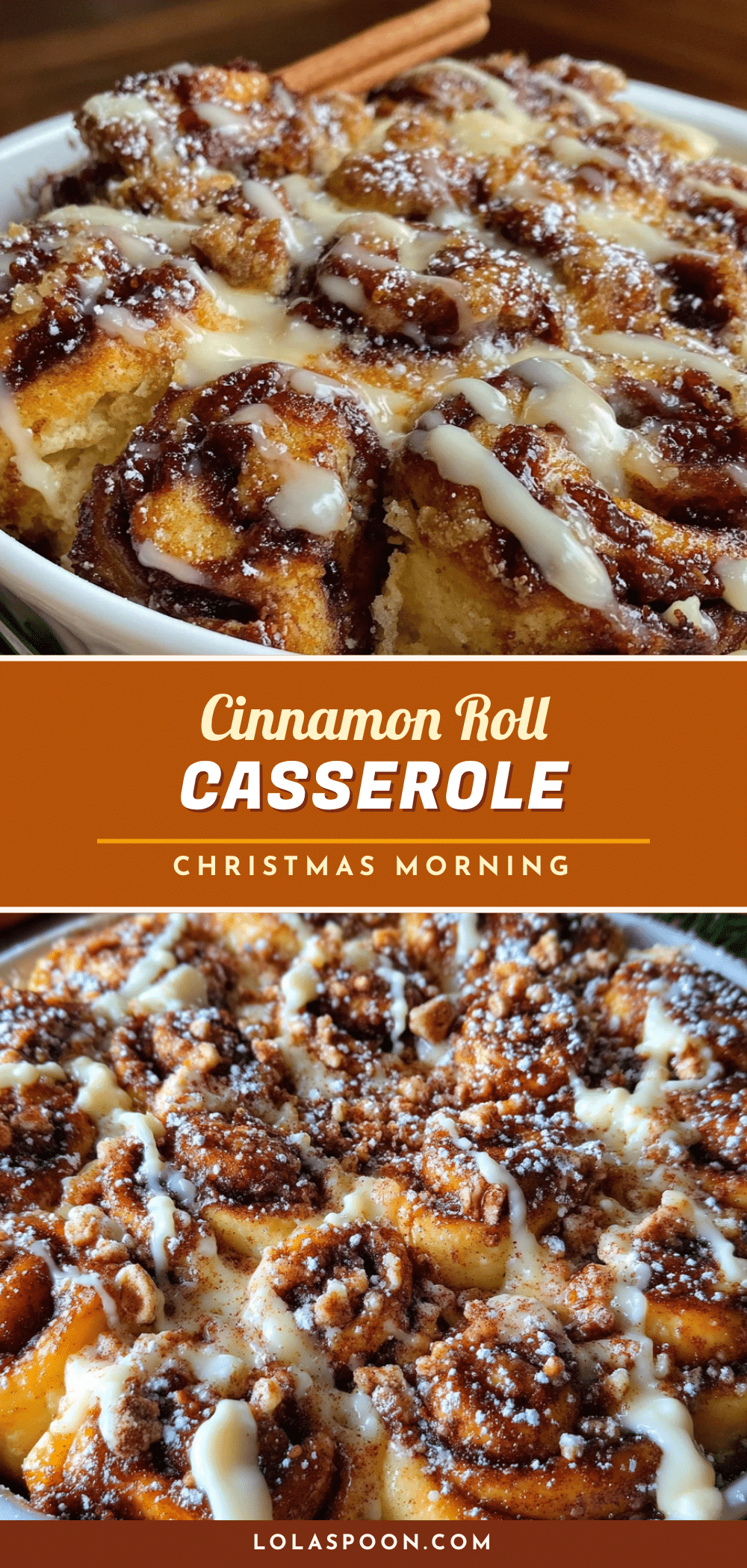 slow cooker cinnamon roll casserole recipe