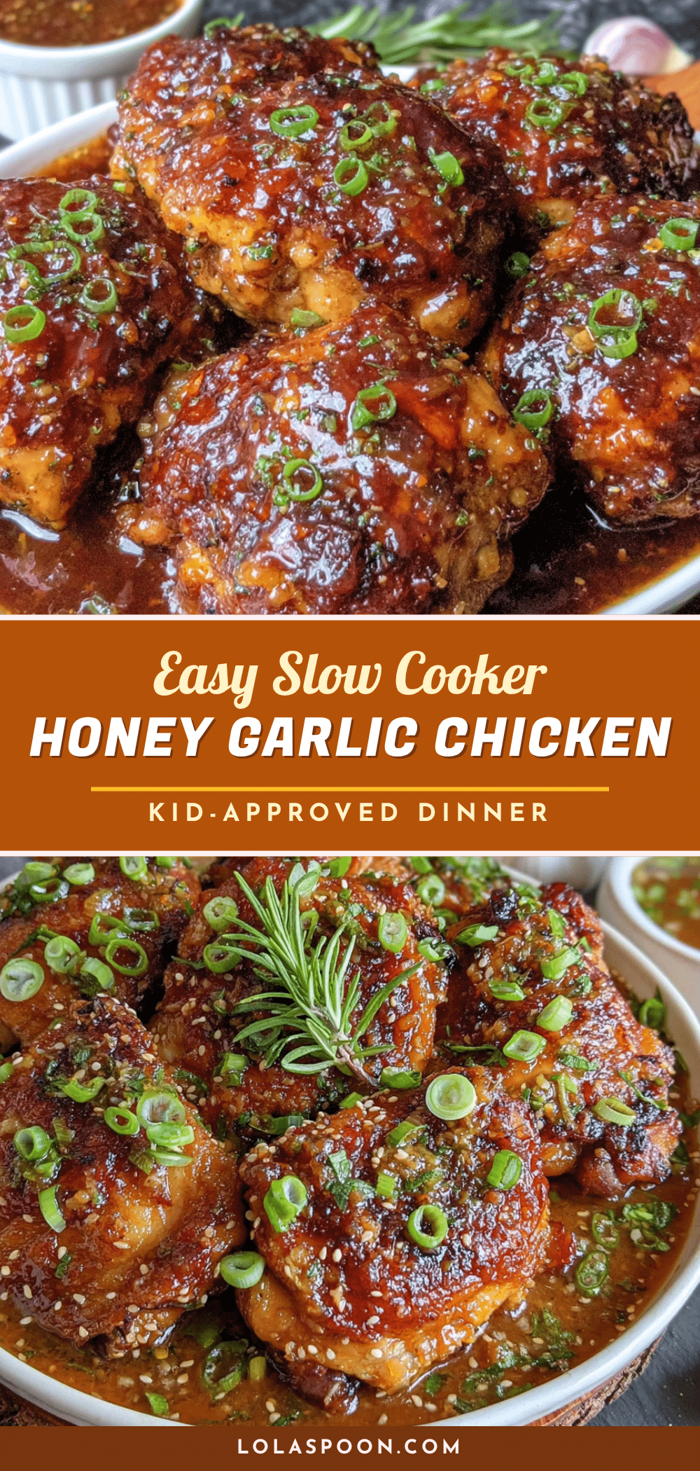 slow cooker honey garlic chicken thighs recipe
