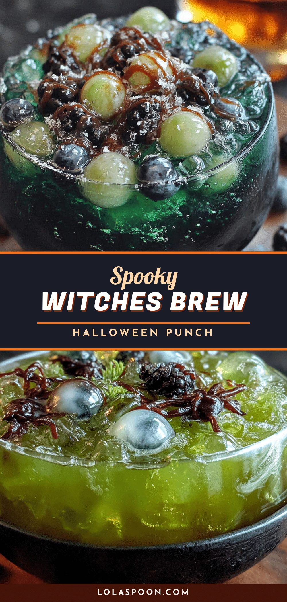 Spooky Witches Brew Halloween Punch recipe