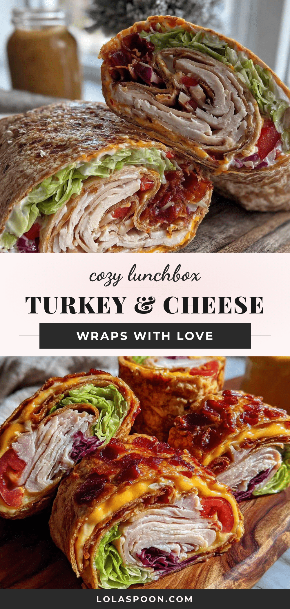 turkey and cheese wraps recipe