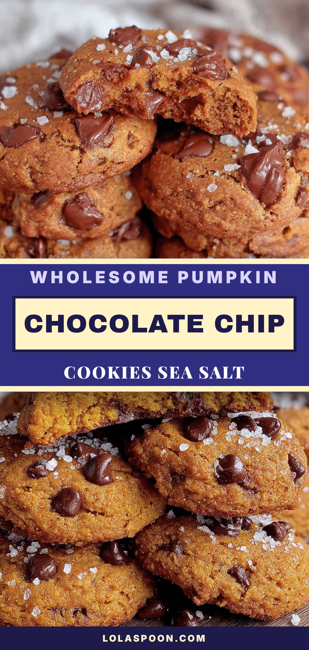 wholesome pumpkin chocolate chip cookies recipe