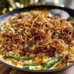 brown butter green bean casserole - featured image