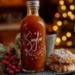 homemade christmas sugar cookie coffee syrup - featured image