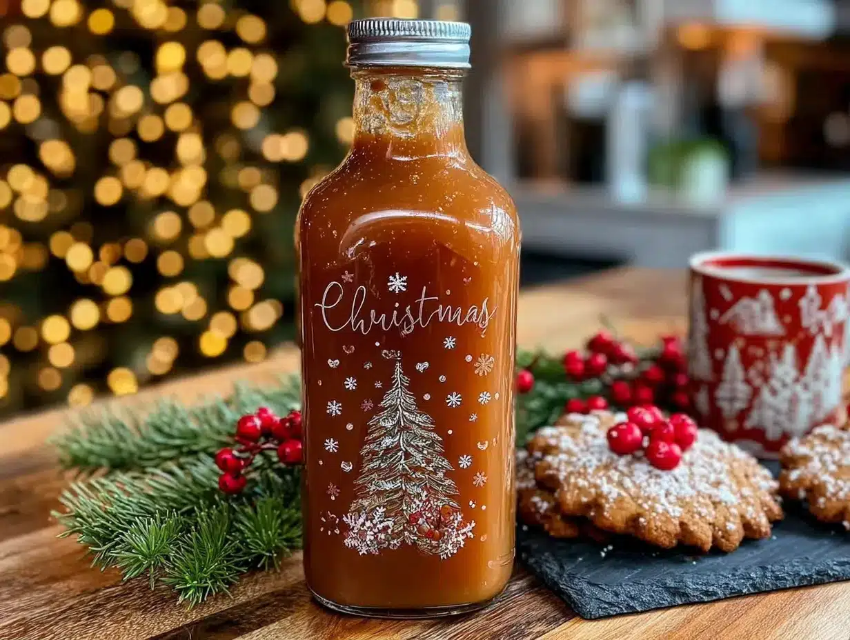 homemade christmas sugar cookie coffee syrup preparation steps