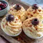 monster eyeball deviled eggs - featured image